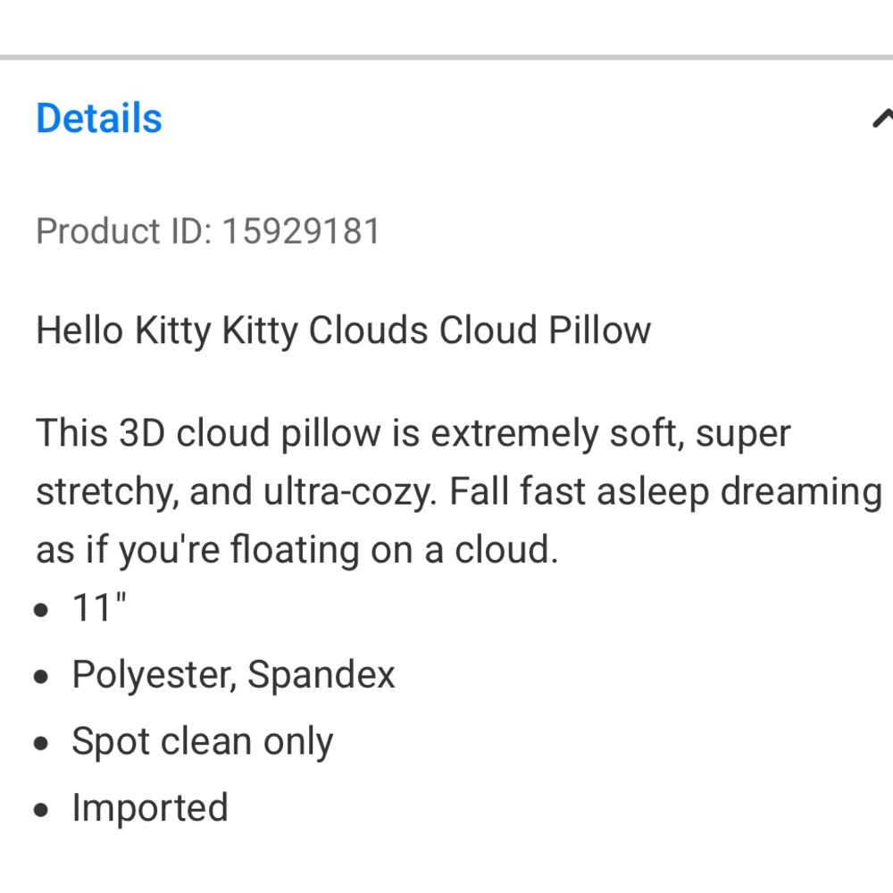 Hello Kitty pillow - Picture 11 of 11